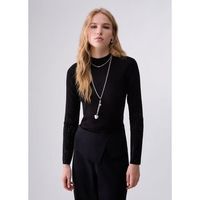 liu jo jersey blusa con cut-outs para mujer