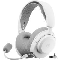 auriculares steelseries arctis nova 3 inalambricos bluetooth y rf para gaming microfono blanco