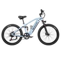 bicicleta de montana electrica nathaniel syr03 275 de largo alcance suspension completa azul