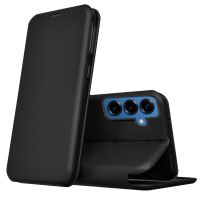 cool funda flip cover elegance negro para samsung galaxy s24 plus  s25 plus