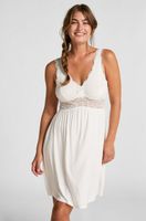 hunkemoller vestido lencero nora lace blanco