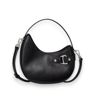 Lauren Ralph Lauren para mujer. 431980159002 Bolso cruzado pequeño Tasha de piel negro (OSFA), Casual