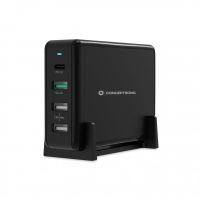 cargador de escritorio conceptronic ozul01b 65w usb-c pd 30 quick charge