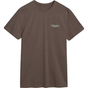 4F Camiseta KOSZULKA4FM1974CIEMNYBRZOWYL para hombre