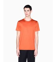 ax armani exchange para hombre 8nzt74zja5zu3040 camiseta slim fit naranja xl casual algodon manga corta