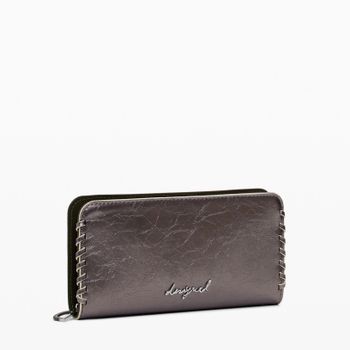 Desigual Monedero metalizado grande 25WAYP42-9067
