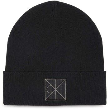 Calvin Klein Jeans Gorro Emblem Patch Fine Rib Beanie para hombre