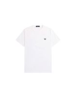 camiseta fred perry rear powder laurel graphic hombre blanco