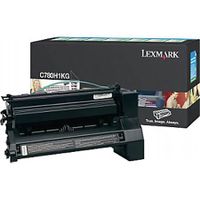 lexmark c780h1kg original black high yield return program toner cartridge