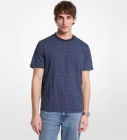 michael kors para hombre cs5529a5ks camiseta logo azul s casual algodon manga corta