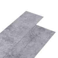 lamas para suelo autoadhesivas pvc gris cemento 446 m 3 mm vidaxl