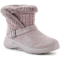 skechers botines go walk arch fit boot true embrace 144422-dktp para mujer