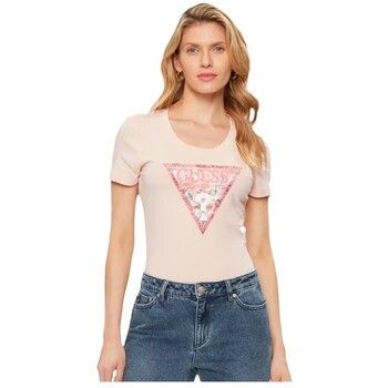 Guess Camiseta Rn triangle para mujer