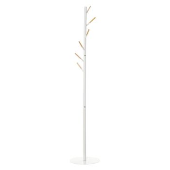 Perchero de pie 35x35x174 cm blanco