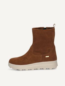 CAPRICE Bootie, brown, made of Textiles without heel, Size 37