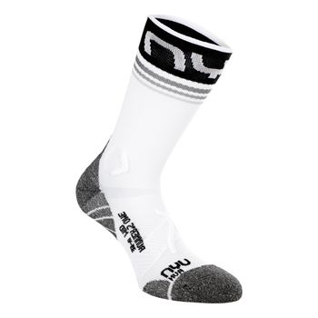 UYN Runner's One Calcetines Para Correr Hombres-Blanco,Negro