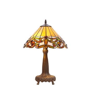 Sobremesa Base De   Pantalla Tiffany D. 35cm Serie Compact