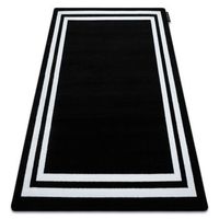 alfombra hampton cuadro negro 120x170 cm