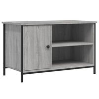 mueble para tv madera contrachapada gris sonoma 80x40x50 cm vidaxl