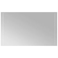 espejo de bano con led 60x100 cm vidaxl