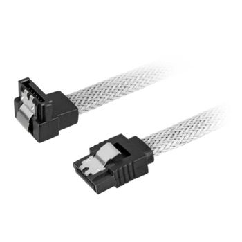 Cable SATA III Sharkoon 0,45 m Macho/Macho Negro/Blanco