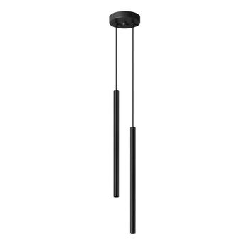 Lámpara de techo negro acero alt. 52 cm