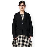 wendy trendy chaqueta de punto coat 260092 - black para mujer