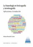 la fraseologia en lexicografia y terminografia