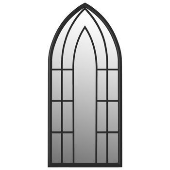 Espejo De Hierro Negro Para Uso Interior 70x30 Cm Vidaxl