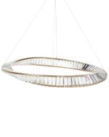 lampara led de arana  metal dorado