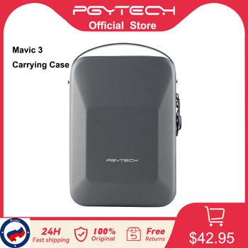 PGYTECH-Bolsa de almacenamiento para Dron DJI Mavic 3, bolso a prueba de explosiones/golpes, estuche de transporte impermeable, accesorios para Dron
