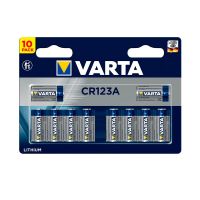 varta pack 10 pilas de litio cr123a 3v