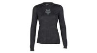 maillot de manga larga fox ranger trudri   para mujer negro