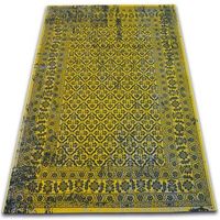 alfombra vintage flores 22209025 amarillo 200x290 cm