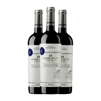 Barón De Ley Vino Tinto Varietales Rioja Joven 75 Cl 14.5% Vol. (pack De 3 Unidades)