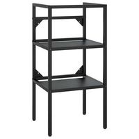 estructura de lavabo  mueble de lavabo de hierro negro 40x38x83 cm