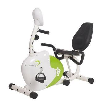 Bicicleta Magnética Horizontal Blanca Y Verde Hms R9259