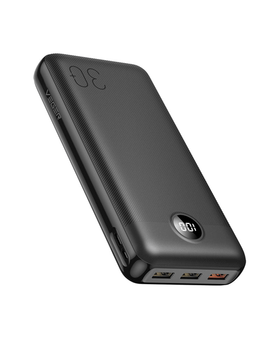 VEGER Power Bank 30000mAh Bateria Externa con Pantalla LED Bateria Portatil USB C Carga rapida PD 20W QC 3 0