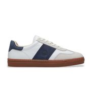 timberland para hombre tb0a43ggafy1 zapatillas lisbon street de piel blanco azul 46 plano cordones casual