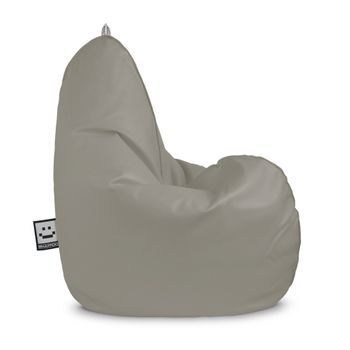 Puff Pera Relax Polipiel Gris Claro Happers Infantil
