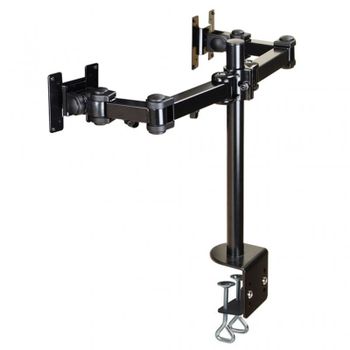 NewStar Soporte de Escritorio Doble Brazo para Monitor 10-27