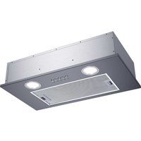 candy cbg52sx canopy cooked hood - silver silver