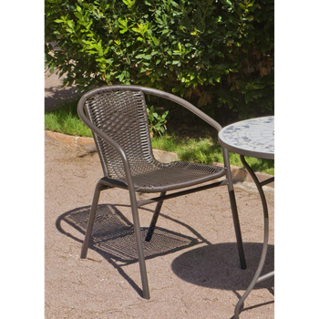Pack 2 Sillones Terraza Jardín Apilables Y Resistentes