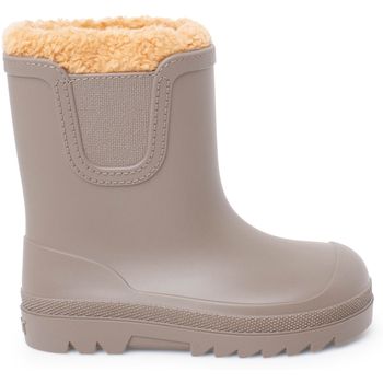 Pisamonas Botas de agua Botas Agua Barefoot Wide Chelsea Borreguito para niña