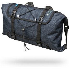 Pro Gravel Bolsa Manillar Negro - Estampado Gris - 8 L