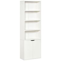 estanteria para libros 59x29x180 cm blanco