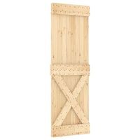 puerta corredera narvik natural y negro 70 x 210 cm 1525 cm vidaxl