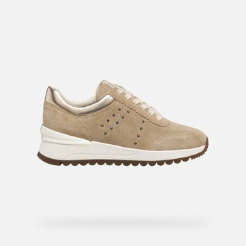 GEOX Desya Mujer Blanco Lechoso/dorado Claro