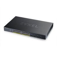 zyxel xgs1935-28hp 28 port smart managed poe switch 24x gigabit poe and 4x 10g sfp