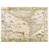legendarte - cuadro lienzo impresion digital - mapa antiguo no 29 - decoracion pared cm 40x50